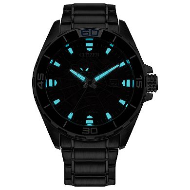 Citizen Men's Eco-Drive Marvel Spider-Man Stainless Steel Bracelet Watch