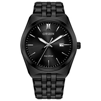 Citizen Men's Eco-Drive Black IP Stainless Steel Bracelet Watch - BM7335-63E