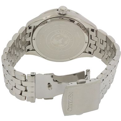 Citizen Men's Eco-Drive Addysen Stainless Steel Gray Dial Bracelet Watch