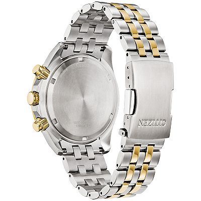 Citizen Men's Eco-Drive Sport Luxury Two-Tone Stainless Steel