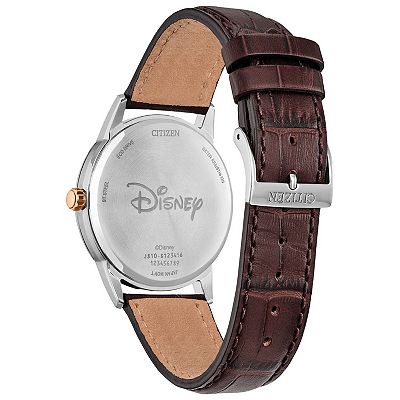 Disney Steamboat Willie Watch - Brown Leather Strap, Cream Dial, Silver Case Steamboat Willie Mickey Mouse Disney Watch Brown Leather  main image 3
