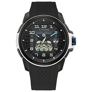 Star Wars X-Wing Fighter Eco-Drive Watch with Black Ion-Plated