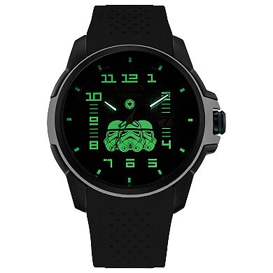 Citizen Men's Eco-Drive Star Wars Imperial Stormtrooper Stainless Steel Black Rubber Strap Watch