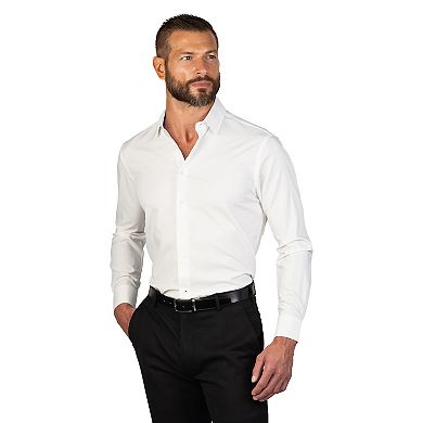 Men's Nautica Wrinkle Free Performance Slim-Fit Dress Shirt