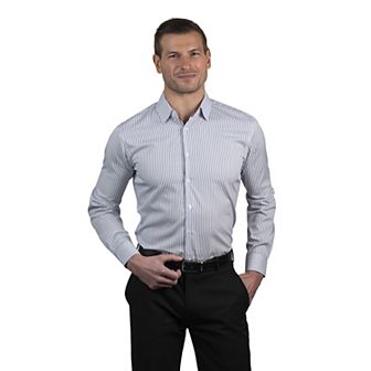 Men's Nautica Wrinkle Free Performance Slim-Fit Dress Shirt