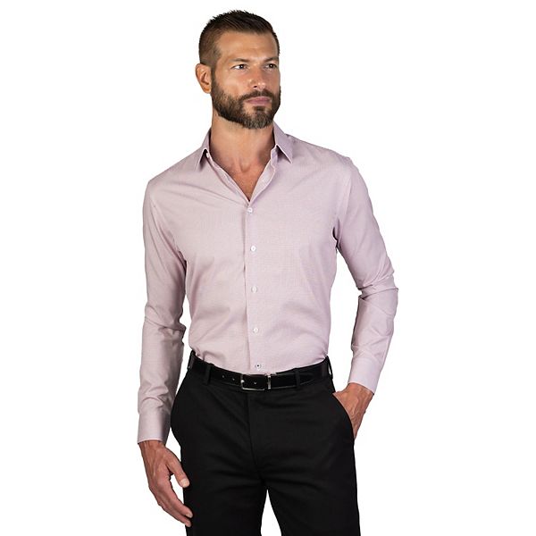 nautica active fit dress shirt Slim Fit Wrinkle-Resistant Dress Shirt