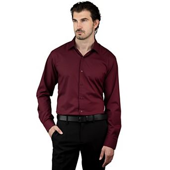 Men's Nautica Wrinkle Free Performance Slim-Fit Dress Shirt