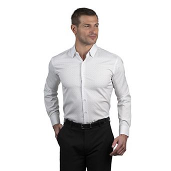 Men's Nautica Wrinkle Free Performance Slim-Fit Dress Shirt