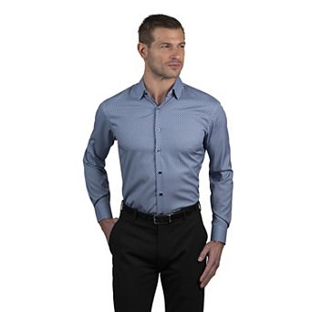 Men's Nautica Wrinkle Free Performance Slim-Fit Dress Shirt