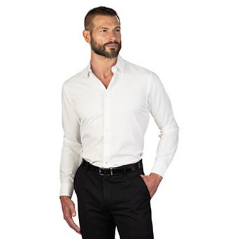 Men's Nautica Wrinkle Free Performance Slim-Fit Dress Shirt