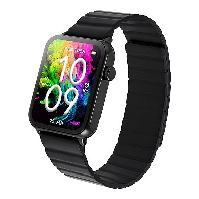 Armitron Connect Matrix Smartwatch Black Magnetic Silicone Band