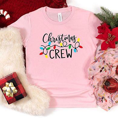 Christmas Crew Toddler Short Sleeve Graphic Tee