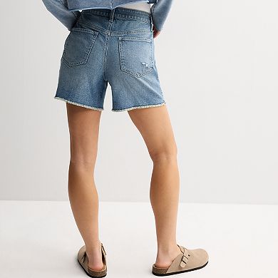 Juniors' SO® High-Rise 90s Loose Jean Shorts