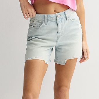 Juniors' SO® High-Rise 90s Loose Jean Shorts