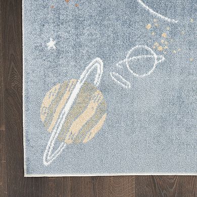 Nourison Astra Space Kids Washable Indoor Rug