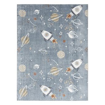 Nourison Astra Space Kids Washable Indoor Rug