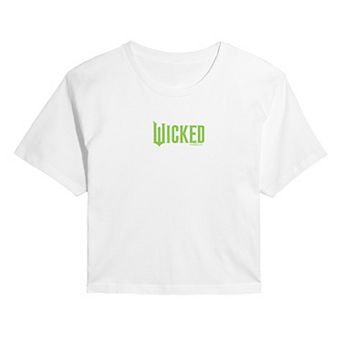 Juniors' Wicked Logo Cropped Tee