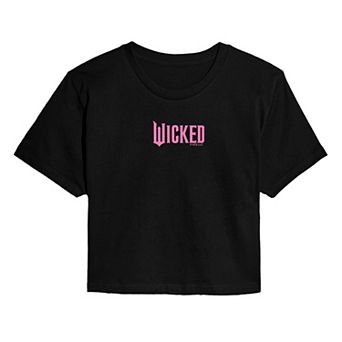 Juniors' Wicked Logo Cropped Tee