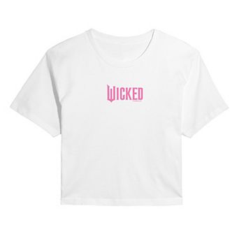 Juniors' Wicked Logo Cropped Tee