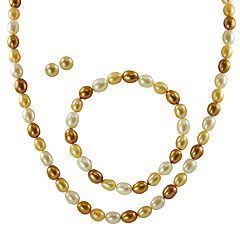Gold Pearl Jewelry Sets Jewelry Kohl s