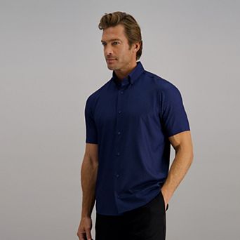 Men's Haggar® Short Sleeve Performance Button-Down Shirt