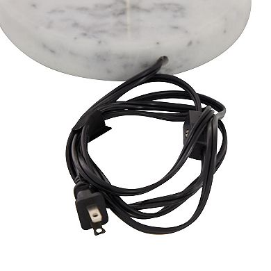 Stella & Eve White Metal Table Lamp