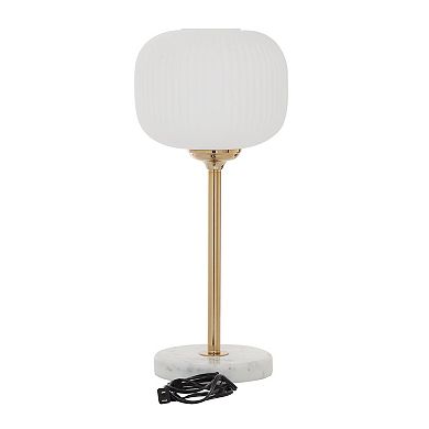 Stella & Eve White Metal Table Lamp