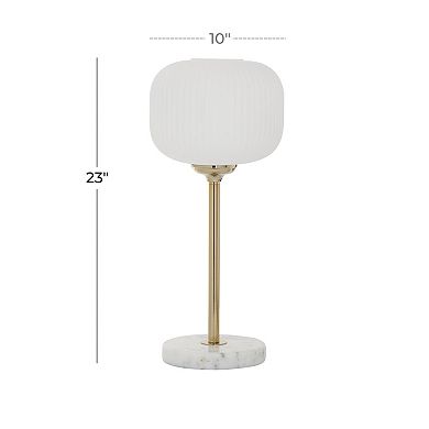 Stella & Eve White Metal Table Lamp