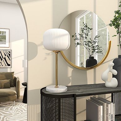 Stella & Eve White Metal Table Lamp