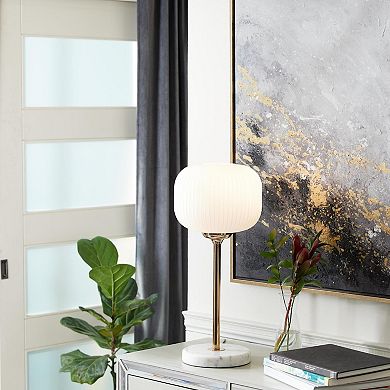 Stella & Eve White Metal Table Lamp