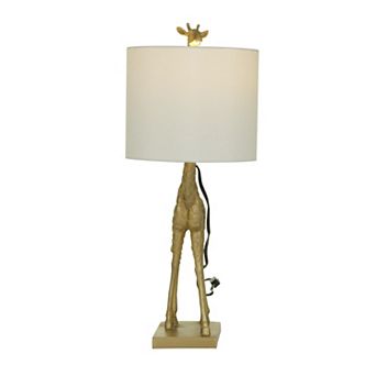 Stella & Eve Gold Polyresin Giraffe Table Lamp