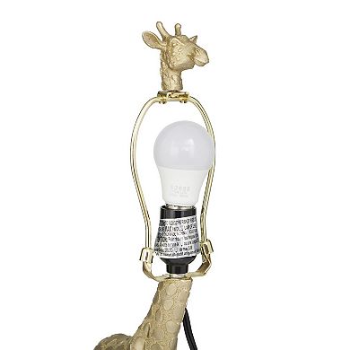 Stella & Eve Gold Polyresin Giraffe Table Lamp