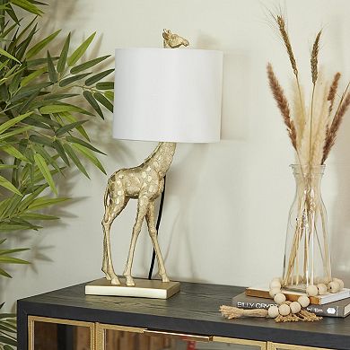 Stella & Eve Gold Polyresin Giraffe Table Lamp