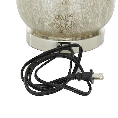 Stella & Eve Silver Glass Table Lamp
