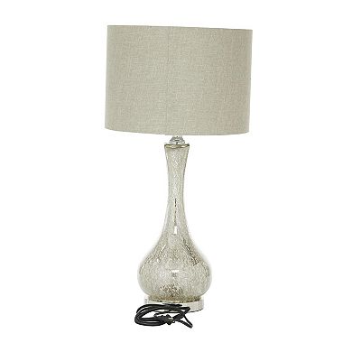 Stella & Eve Silver Glass Table Lamp