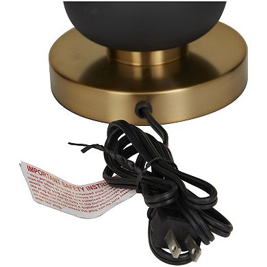 Stella & Eve Black Metal Orbs Style Base Table Lamp
