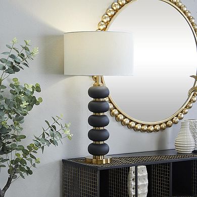 Stella & Eve Black Metal Orbs Style Base Table Lamp