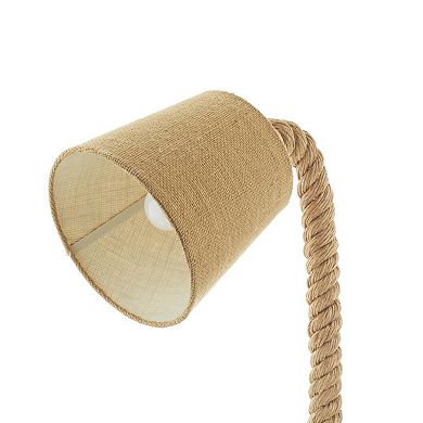 Stella & Eve Brown Jute Rope Desk Lamp