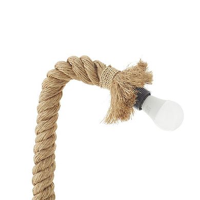 Stella & Eve Brown Jute Rope Desk Lamp