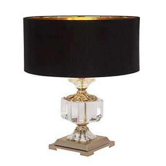 Stella & Eve Black Crystal Table Lamp