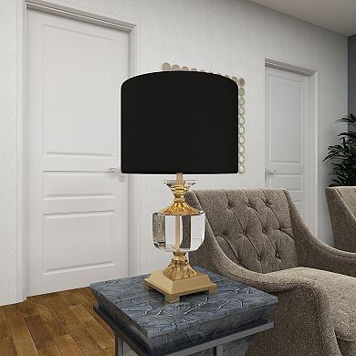 Stella & Eve Black Crystal Table Lamp