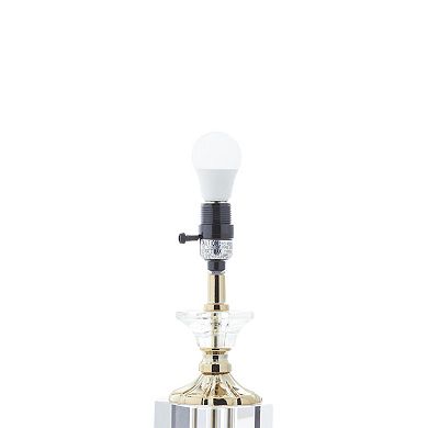Stella & Eve Black Crystal Table Lamp