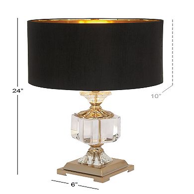 Stella & Eve Black Crystal Table Lamp