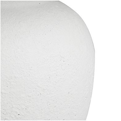 Stella & Eve White Cement Stone Pot Inspired Table Lamp