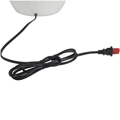 Stella & Eve White Cement Stone Pot Inspired Table Lamp