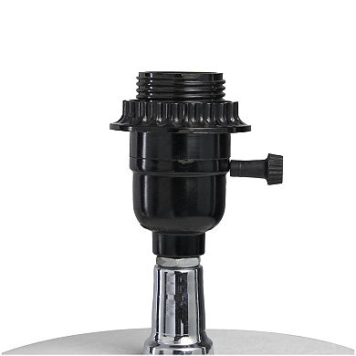 Stella & Eve White Cement Stone Pot Inspired Table Lamp