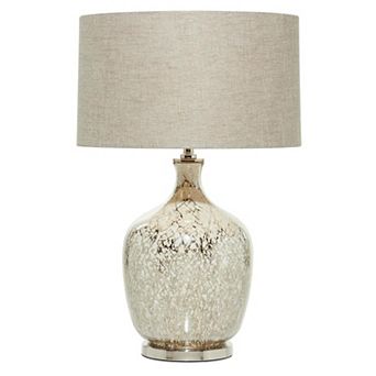 Stella & Eve Silver Glass Table Lamp
