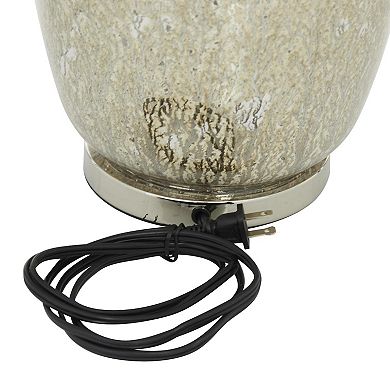 Stella & Eve Silver Glass Table Lamp