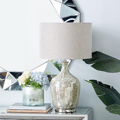 Stella & Eve Silver Glass Table Lamp