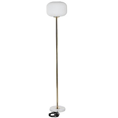 Stella & Eve White Metal Floor Lamp